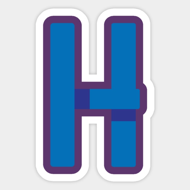 Letter  H Sticker by Baron13